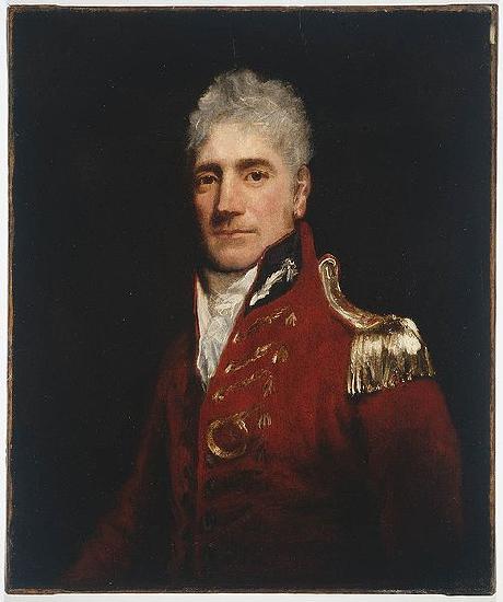 John Opie Lachlan Macquarie attributed to oil painting image